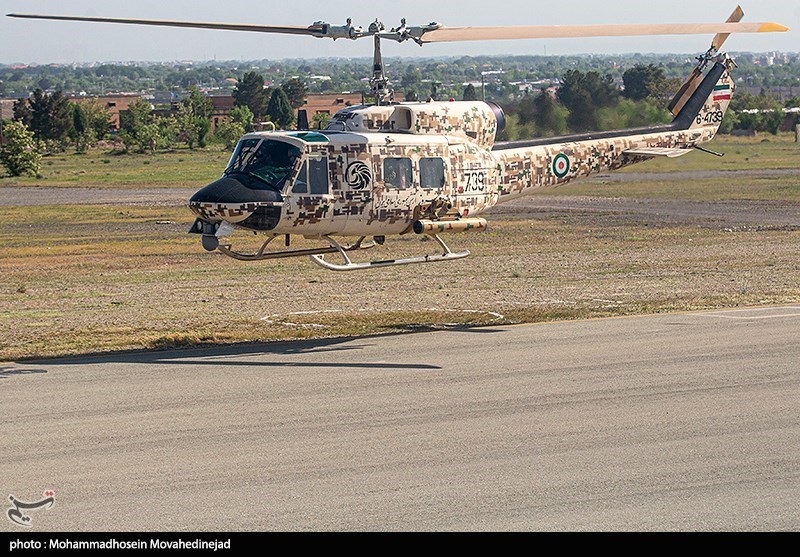 تمرین رژه بالگردی هوانیروز ارتش