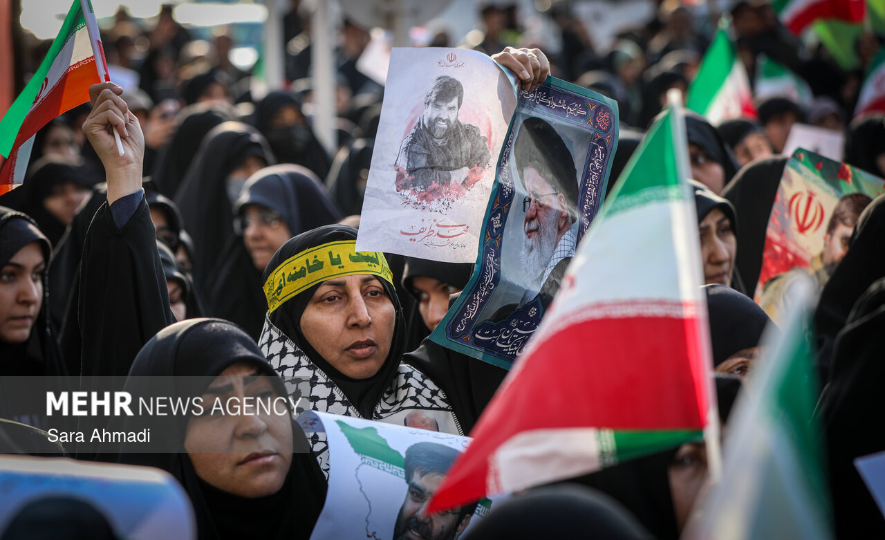 تشییع پیکر مطهر جانباز شهید مدافع امنیت «مهدی ظریف»