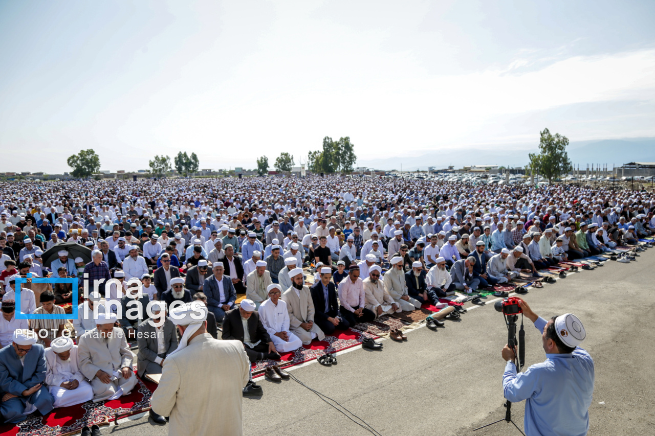 نماز عید «قربان» در بندر ترکمن