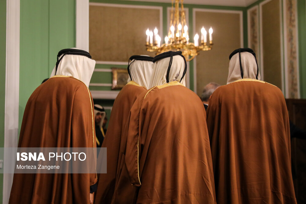 استقبال رسمی از امیر قطر