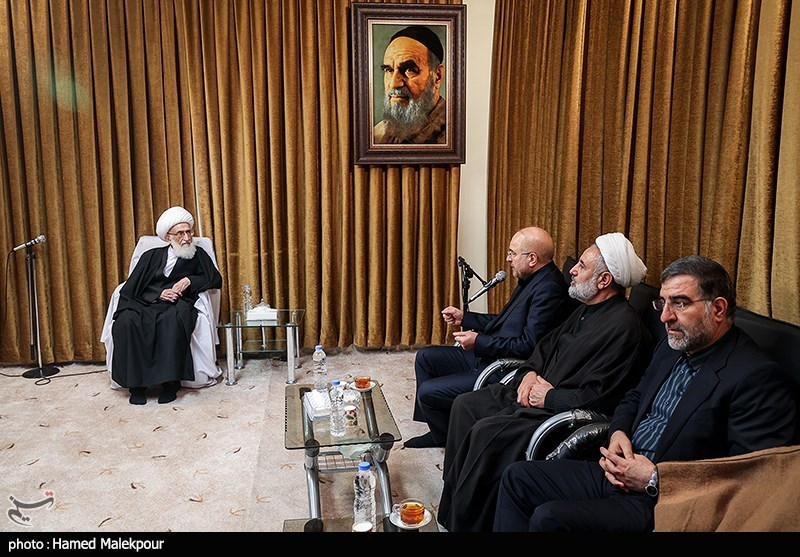 دیدار رئیس مجلس با مراجع عظام تقلید - قم