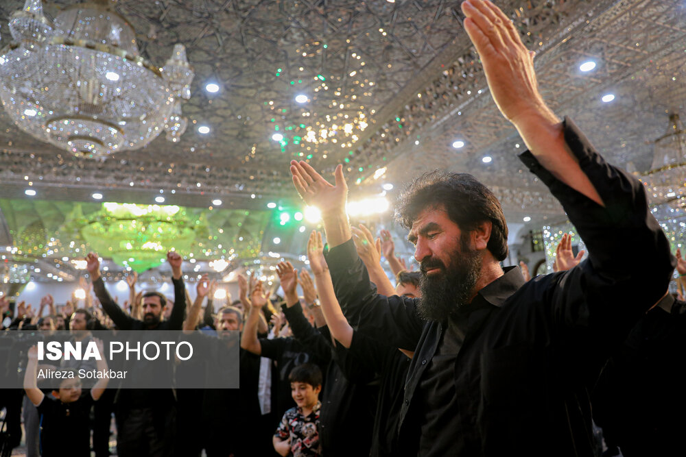 عزاداری شب پنجم محرم - حرم شاه عبدالعظیم (ع)