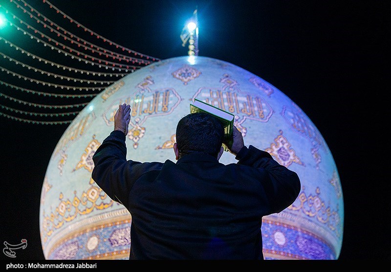 مراسم احیای شب قدر در مسجد جمکران 