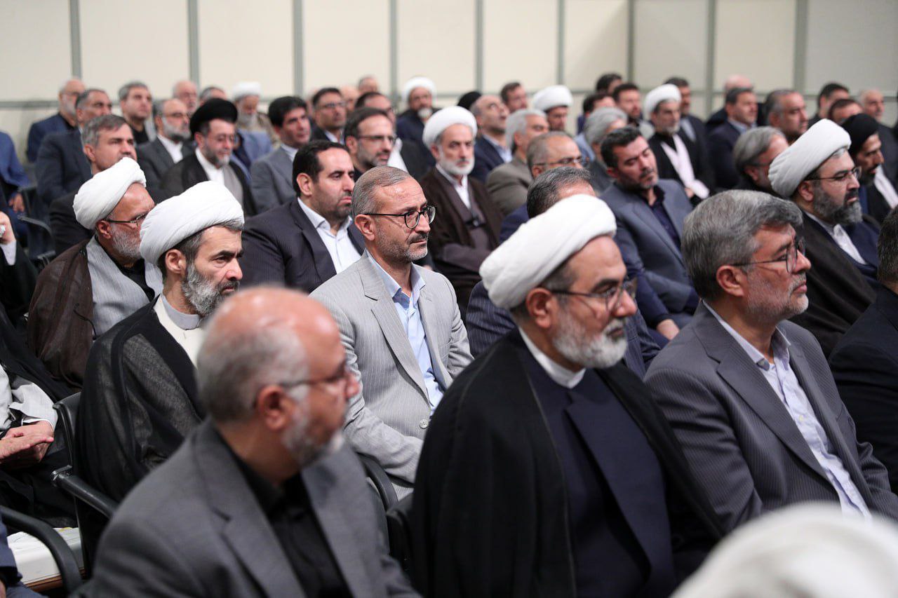 دیدار رئیس و مسئولان عالی قوه قضائیه  با رهبر انقلاب