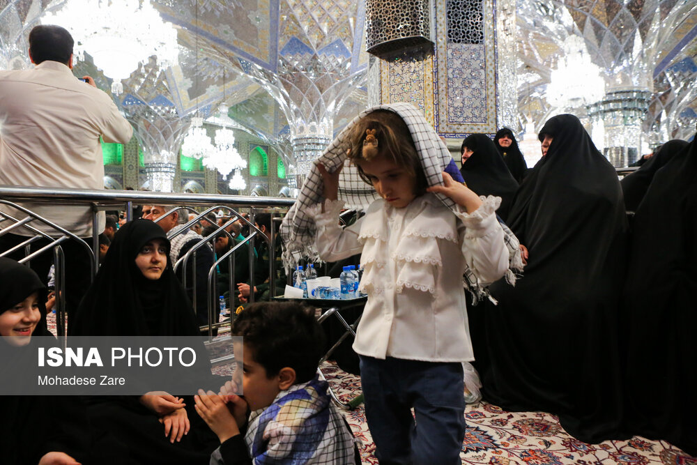 مراسم گرامیداشت اولین سالگرد شهدای پرواز در حرم مطهر رضوی