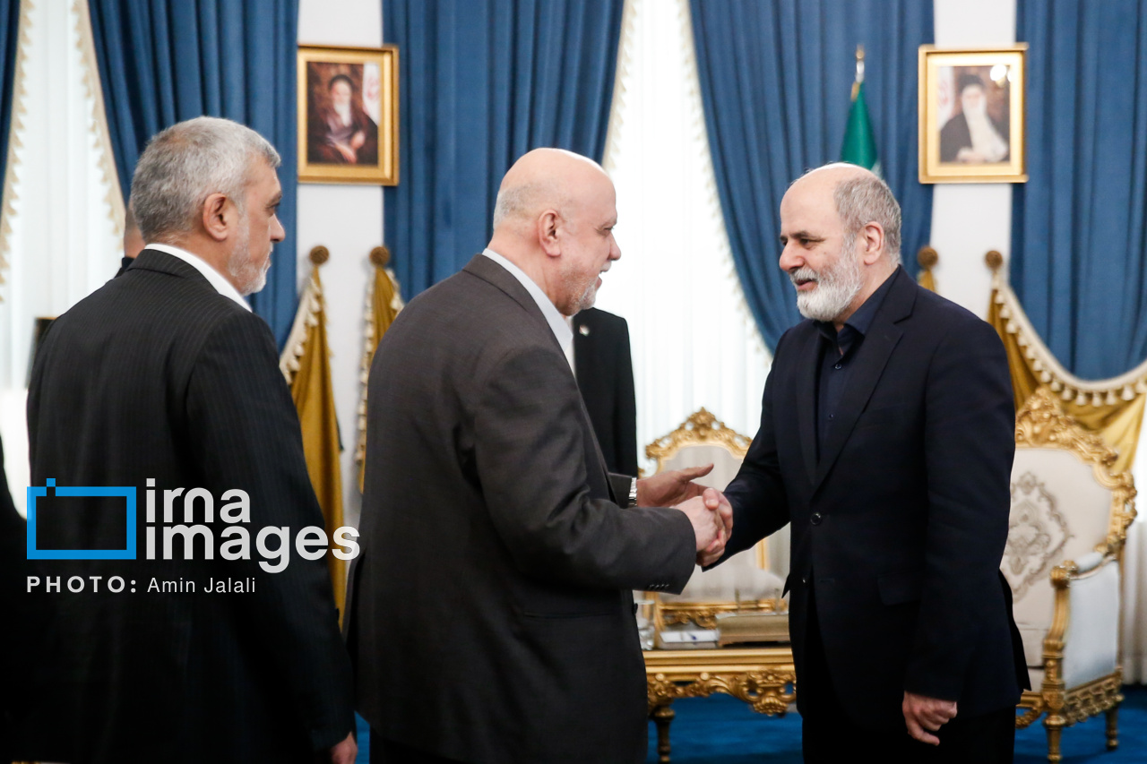 دیدار اعضای شورای رهبری حماس با احمدیان