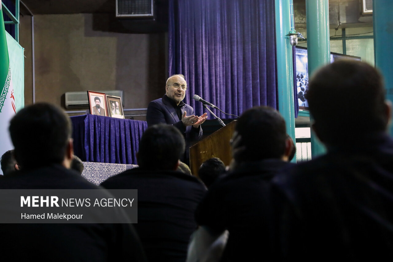 حضور قالیباف در گردهمایی سالانه طلاب عصر انقلاب