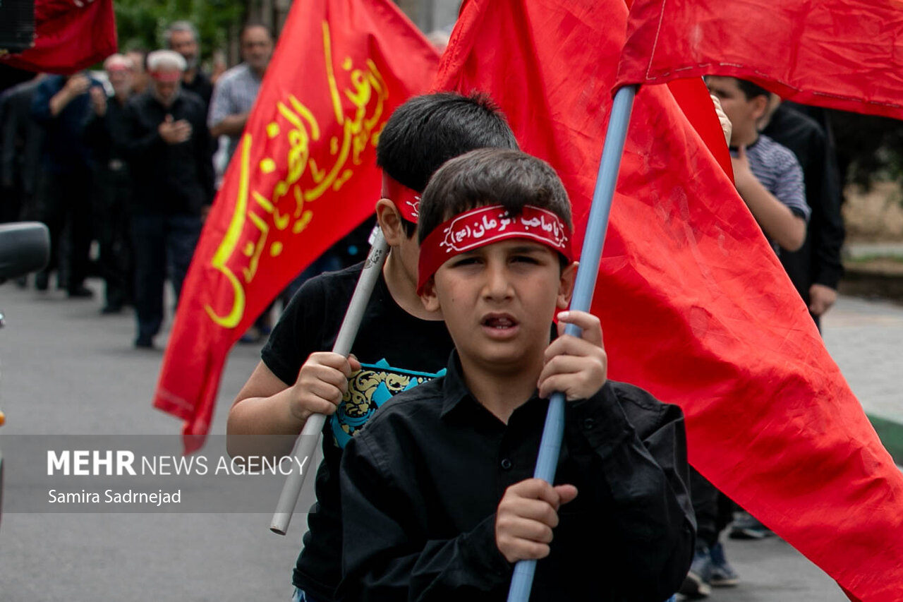 دسته عزاداری روز شهادت امام جعفر صادق (ع)