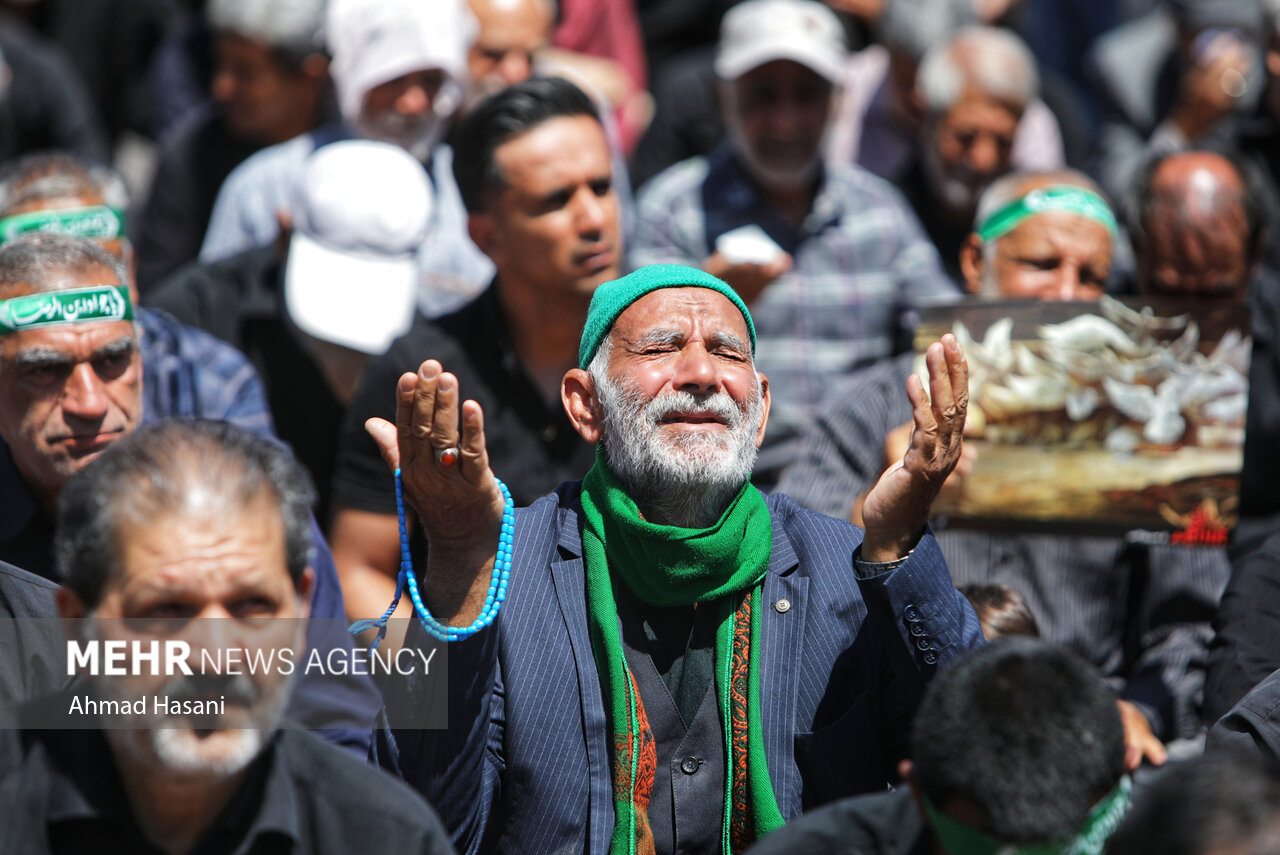 اجتماع عزاداران مشهدالرضا در روز شهادت امام جوادالائمه(ع)