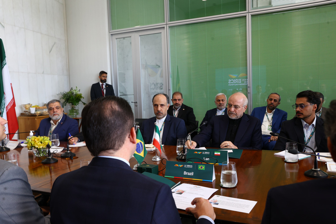  قالیباف با رئیس مجلس نمایندگان برزیل