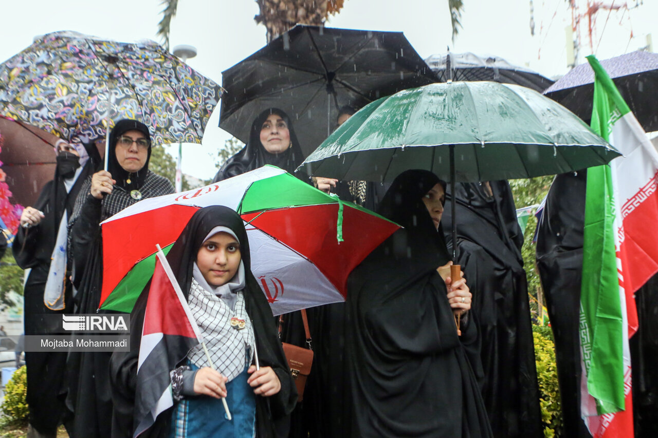 راهپیمایی سیزده آبان ۱۴۰۲- رشت