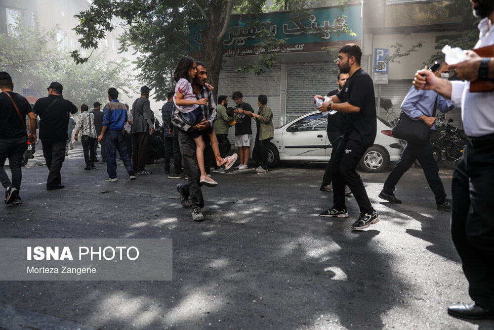 تجاوز رژیم صهیونیستی به منطقه مسکونی غیر نظامی تهران