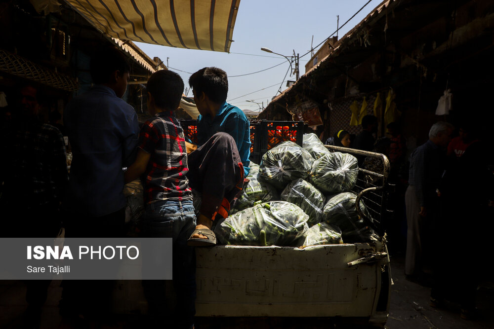 بازارگردی در گرمترین روز تابستان-کرمان