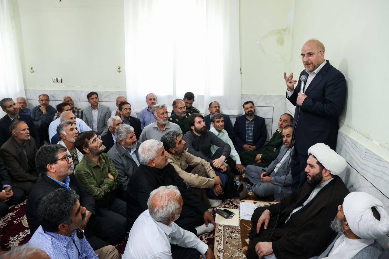 دیدار قالیباف با جمعی از رزمندگان