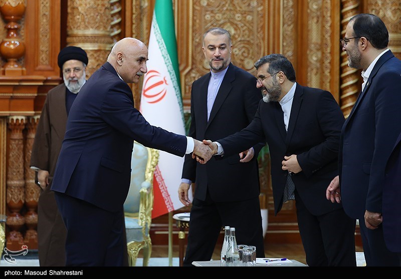 دیدار رئیس مجلس نمایندگان تاجیکستان با رئیسی