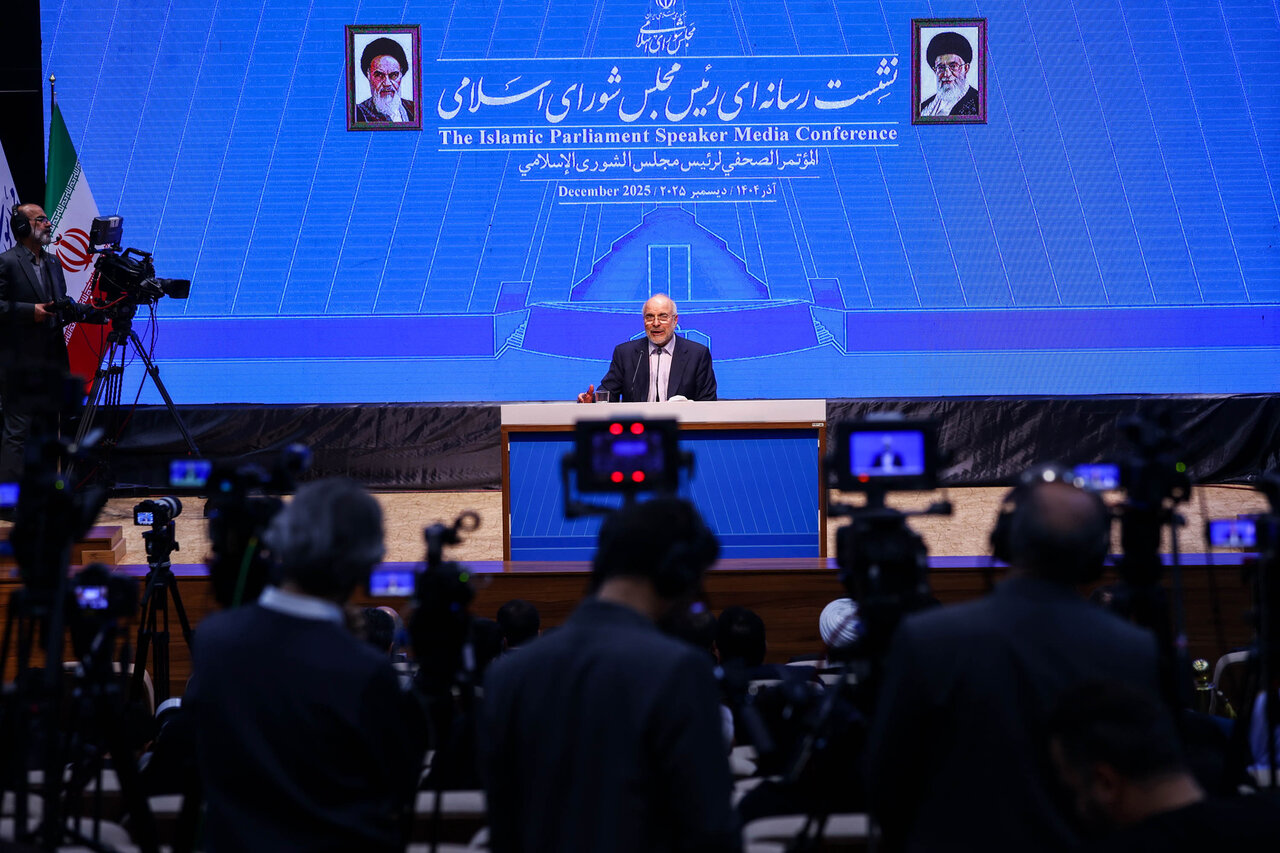 نشست خبری قالیباف 