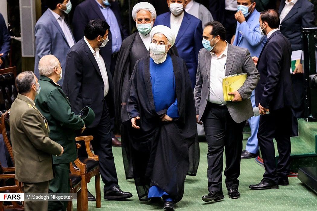 میهمانان داخلی و خارجی در مراسم تحلیف