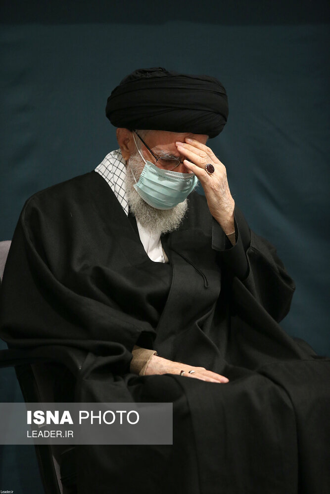 پنجمین شب مراسم عزاداری حضرت فاطمه‌زهرا در بیت رهبری 