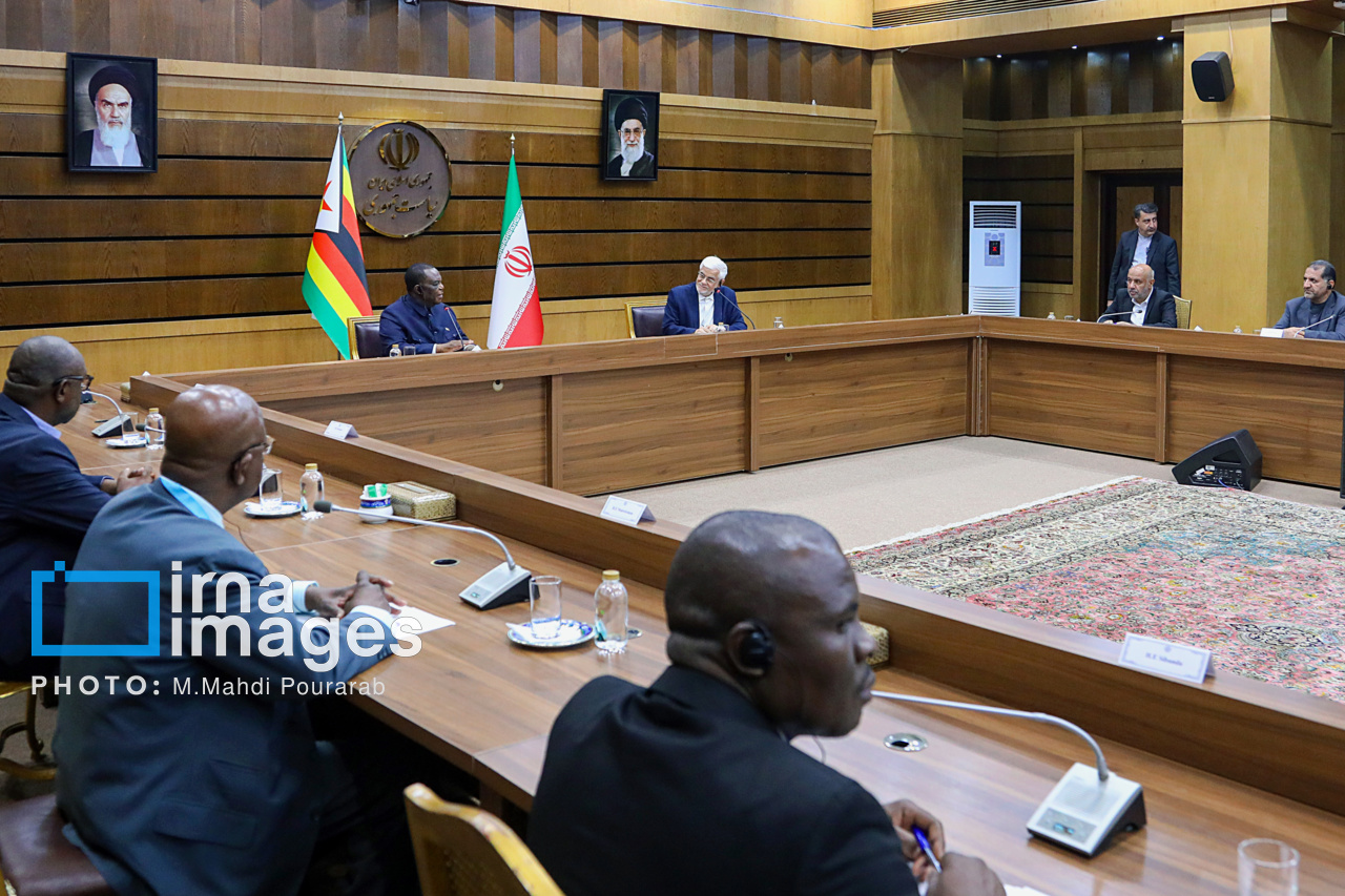 دیدار معاونین اول روسای جمهور ایران و زیمبابوه