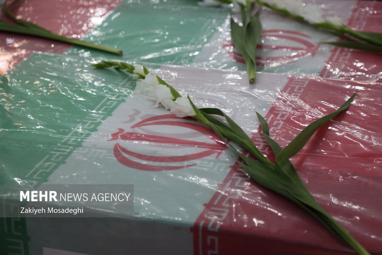 تشییع پیکر مطهر شهدای حملات رژیم صهیونیستی