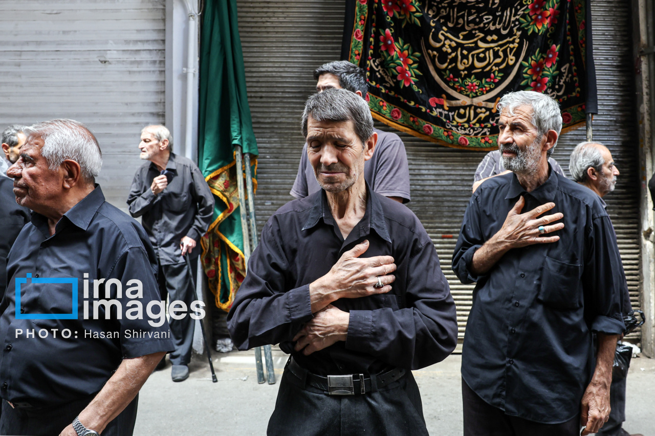 عزاداری در بازار تهران