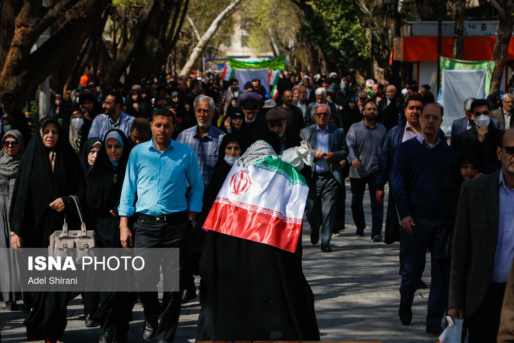 مراسم راهپیمایی روز قدس در اصفهان