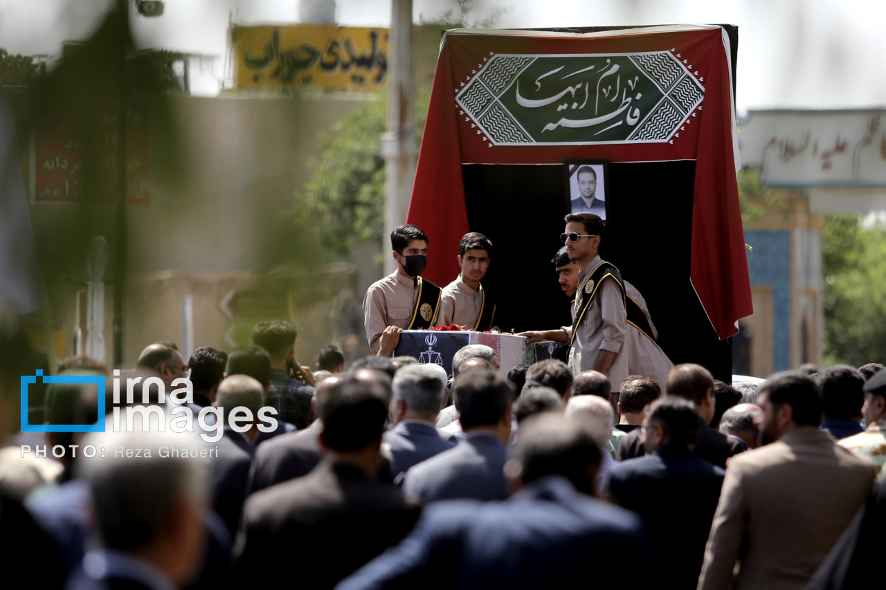 تشییع پیکر مطهر شهیدقاضی « احسان باقری»