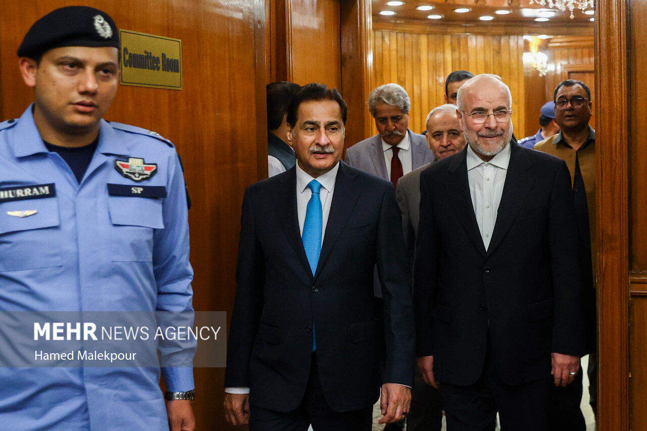 اولین روز سفر رئیس مجلس به پاکستان