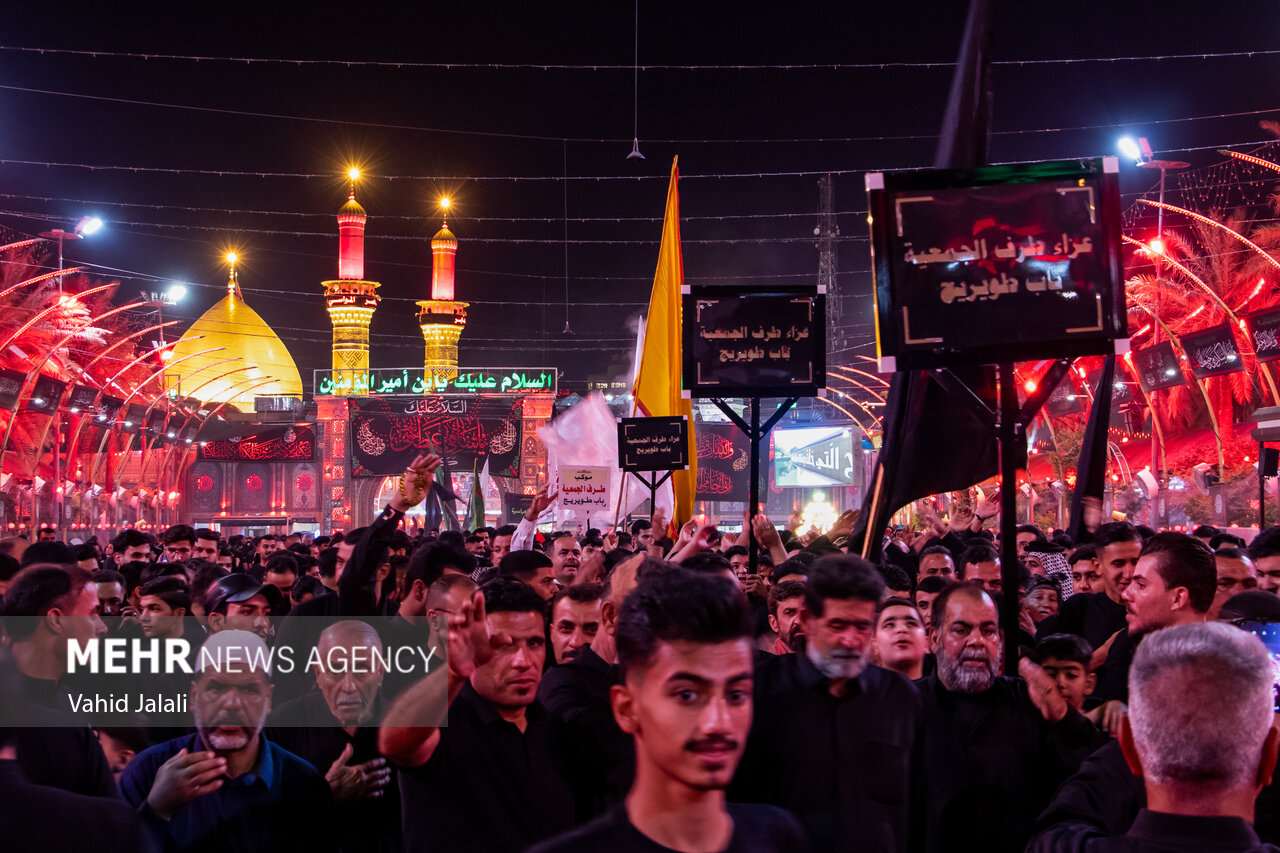 شب عاشورای حسینی در کربلای معلی