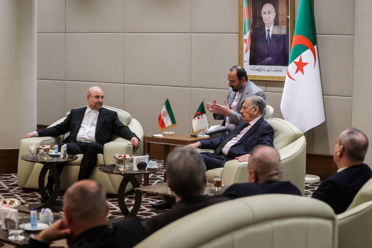 دیدار رئیس مجلس امت الجزایر با محمدباقر قالیباف