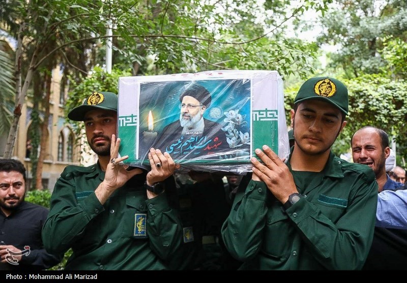 مراسم تشییع شهدای خدمت در قم