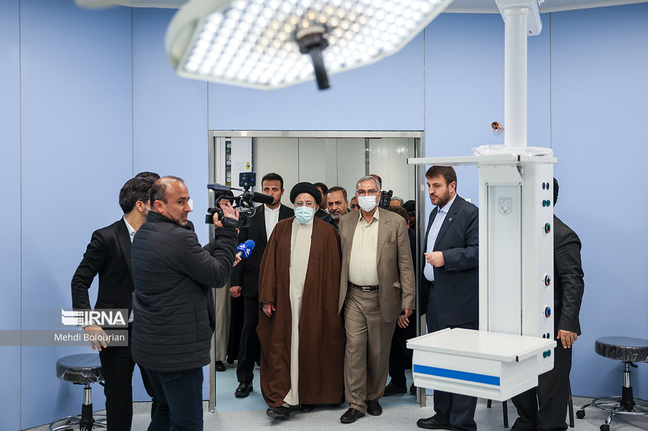 افتتاح بیمارستان هوشمند حضرت مهدی