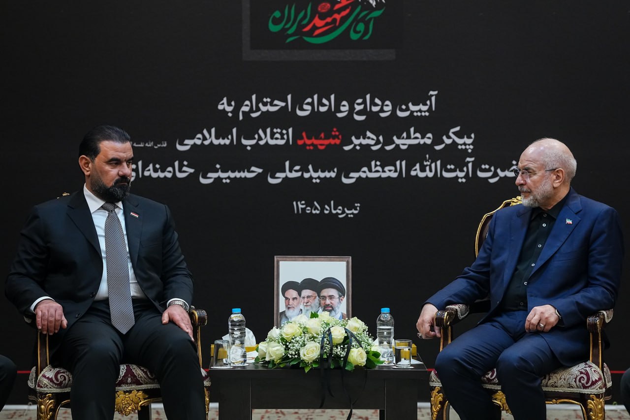 دیدار رئیس مجلس عراق با قالیباف
