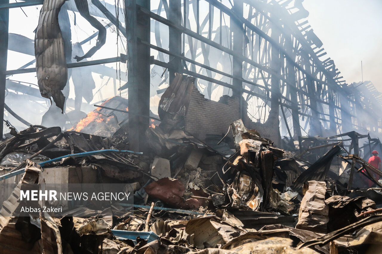 چهارمین روز حادثه انفجار در بندر شهید رجایی