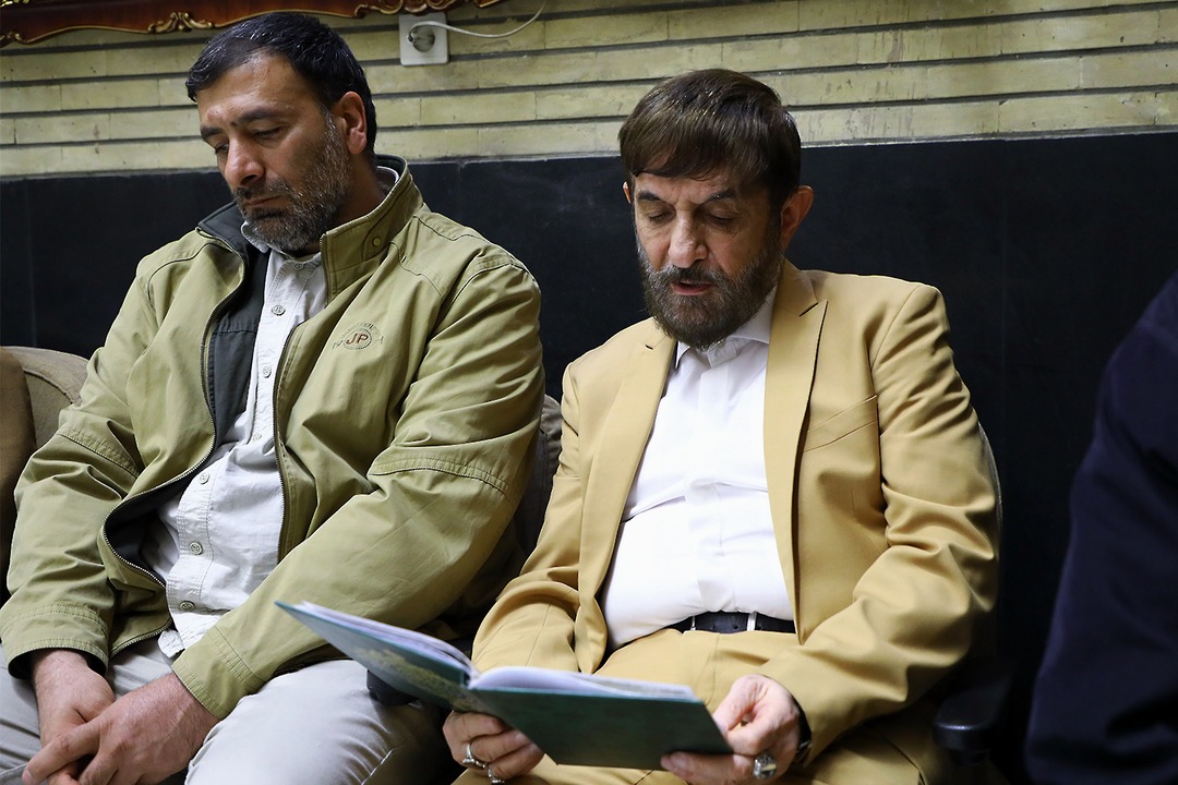 حضور قالیباف در مراسم ختم همسر رئیس کمیته امداد امام(ره)