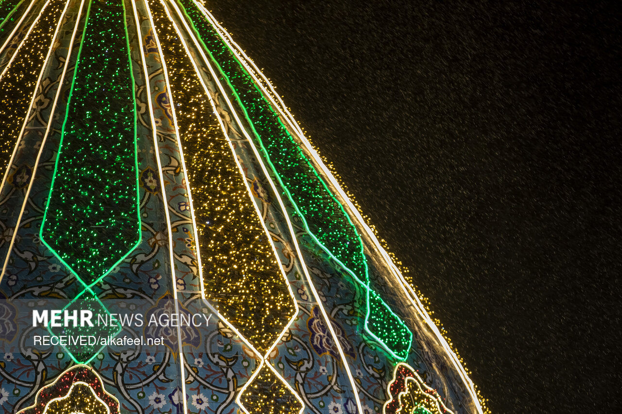 حال و هوای کربلا در شب نیمه شعبان