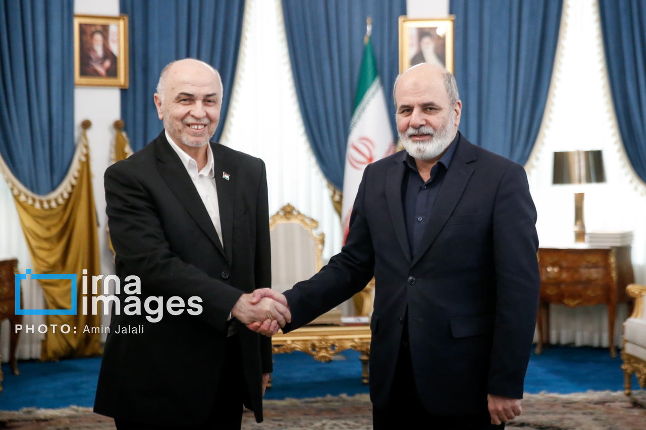 دیدار اعضای شورای رهبری حماس با احمدیان