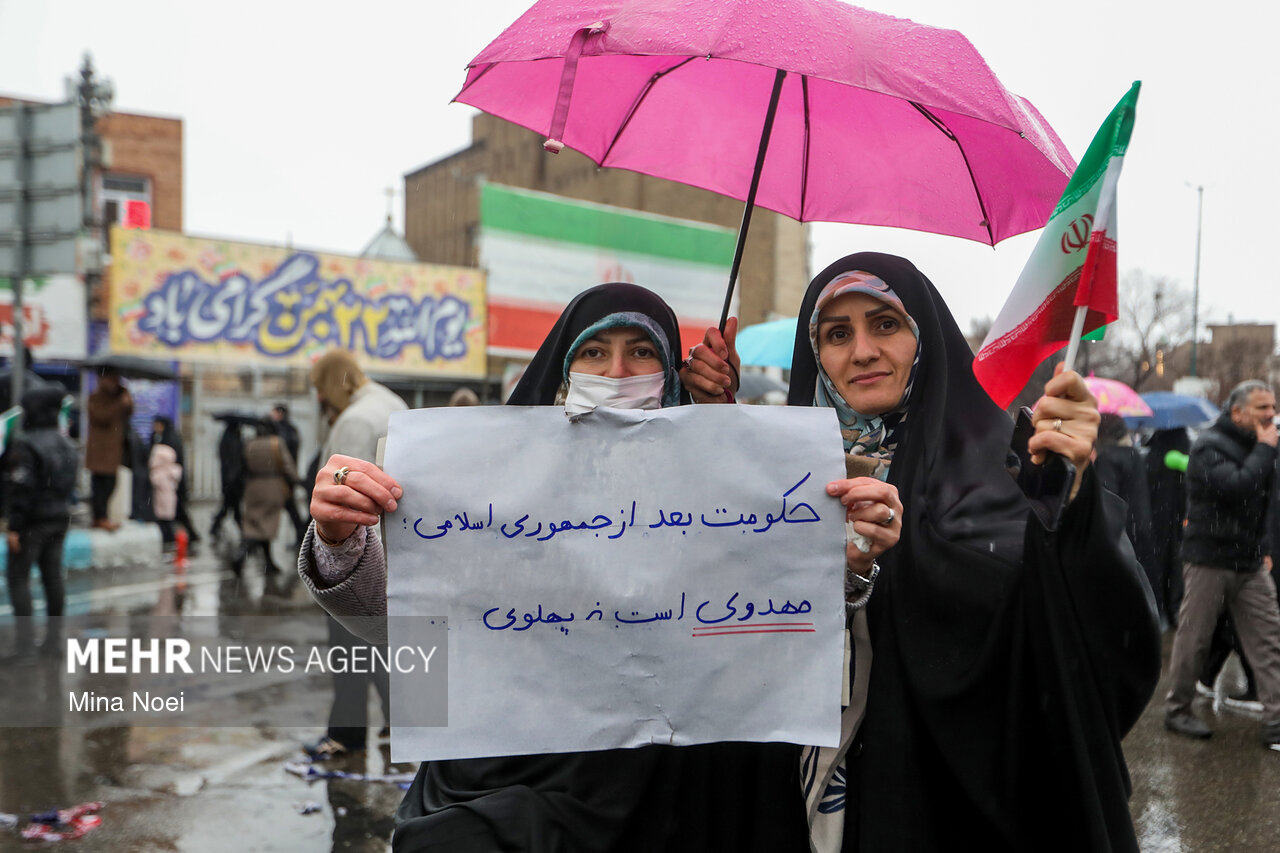 راهپیمایی ۲۲ بهمن در تبریز