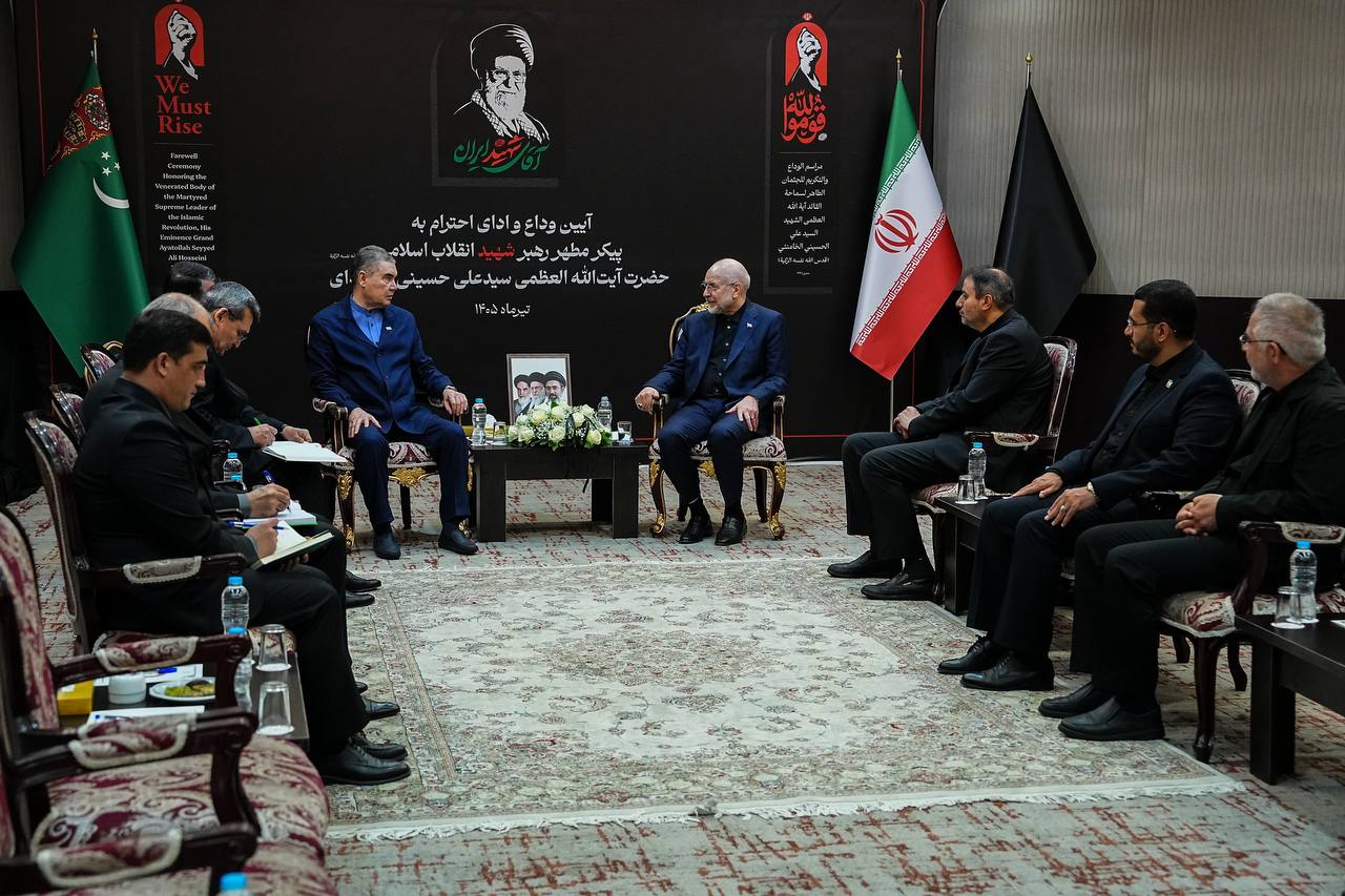 دیدار رئیس ملی ترکمنستان با قالیباف 