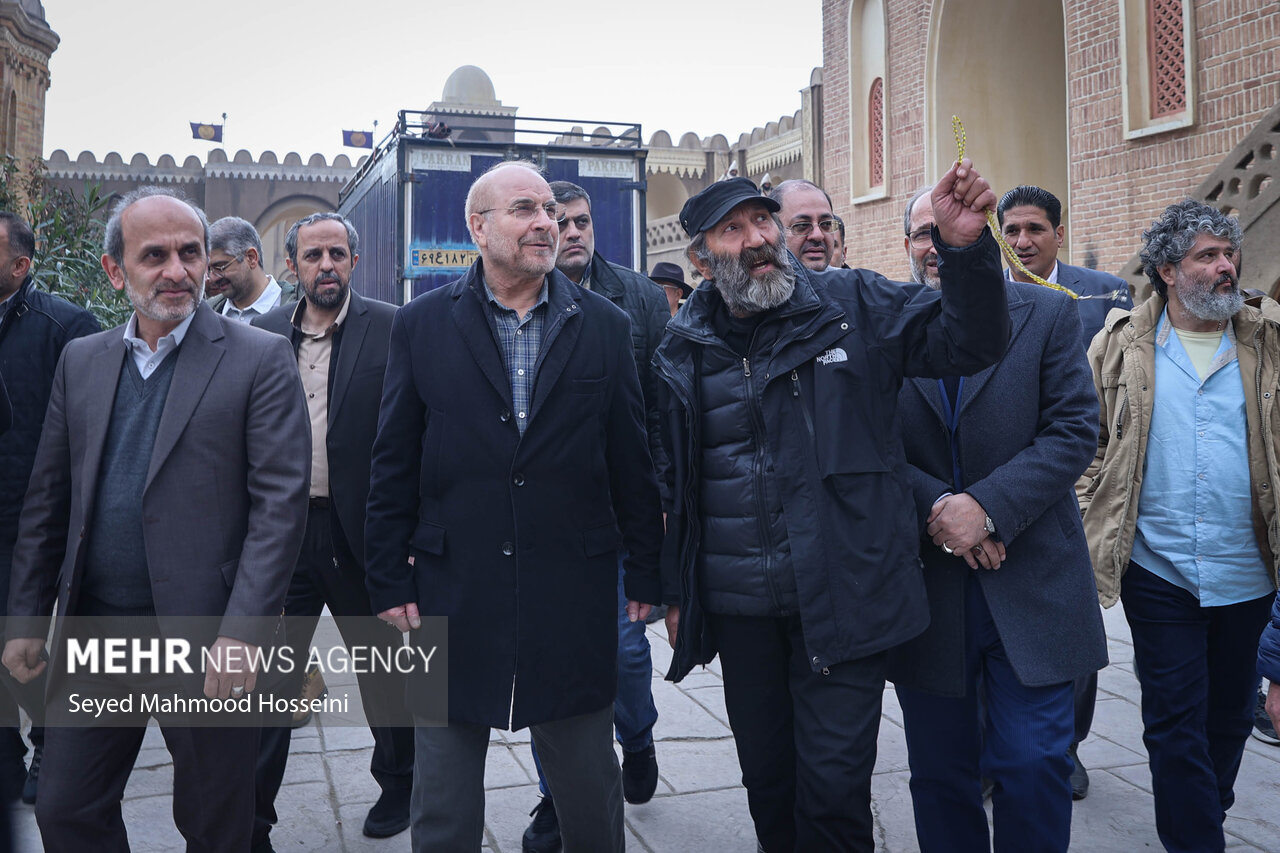 بازدید قالیباف از مراحل ساخت دو سریال تلویزیونی