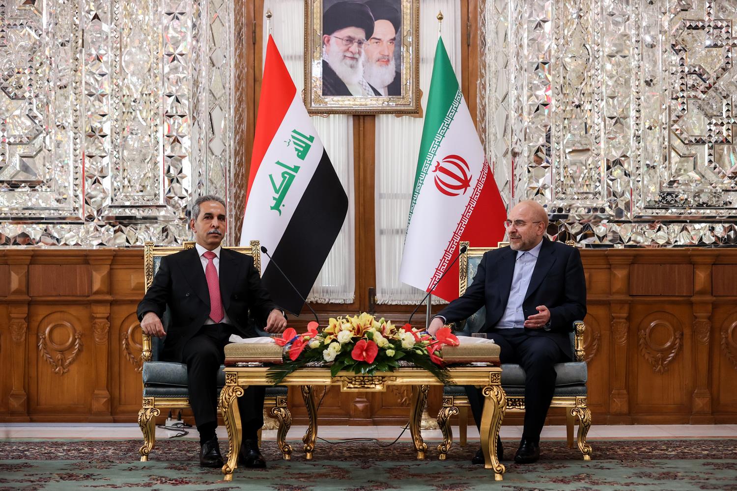 دیدار رئیس شورای عالی قضایی عراق با قالیباف