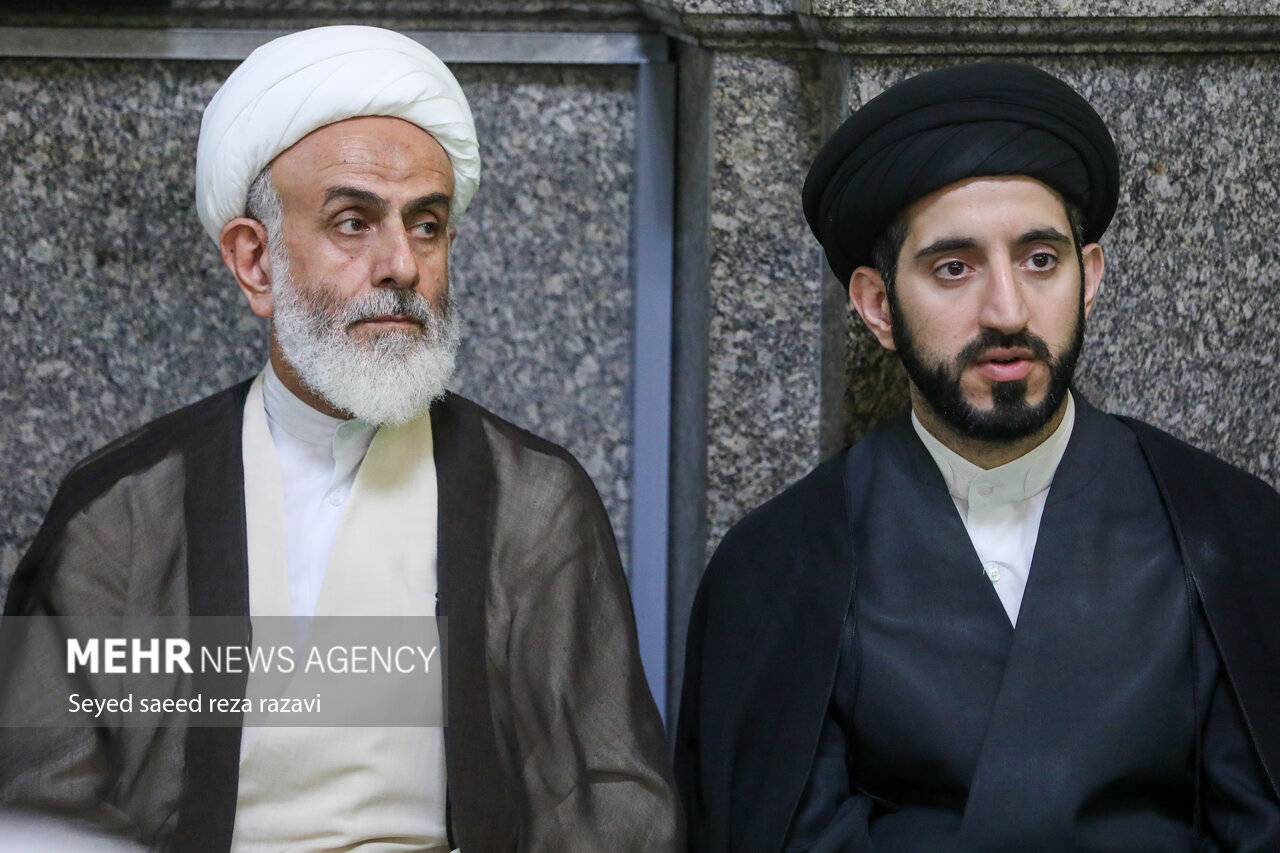 مجلس ترحیم همسر آیت الله سیستانی در تهران