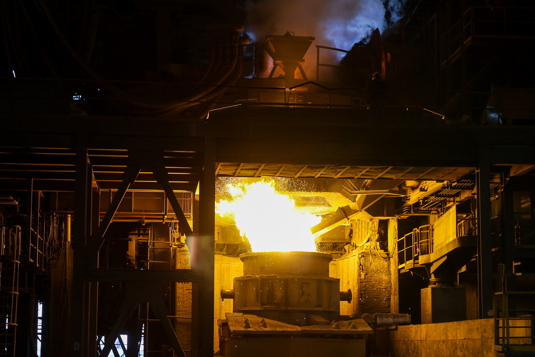 مراسم افتتاح کارخانه «فولادسازی۲» 