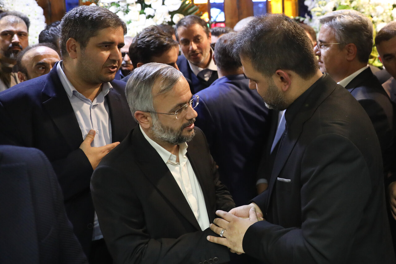 مراسم ختم پدر نماینده مسجد سلیمان با حضور قالیباف