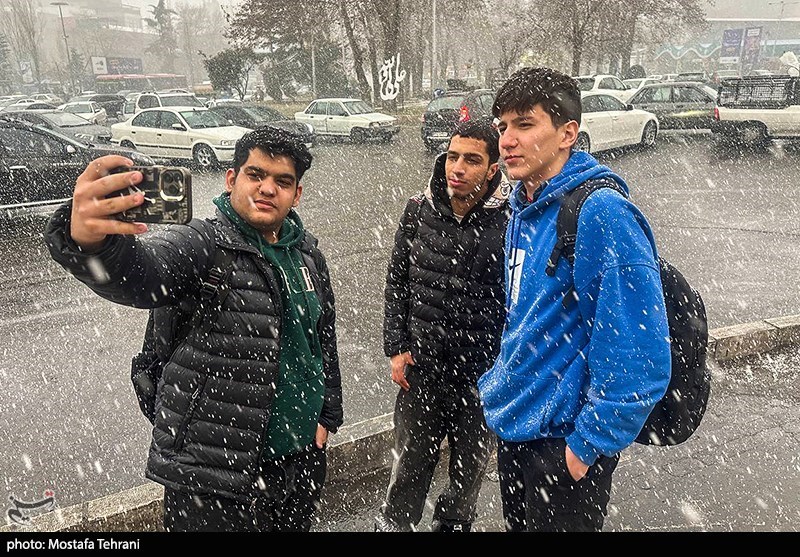 بارش برف در تهران