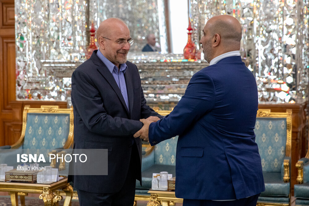  دیدار رئیس و اعضای شورای رهبری حماس با قالیباف 