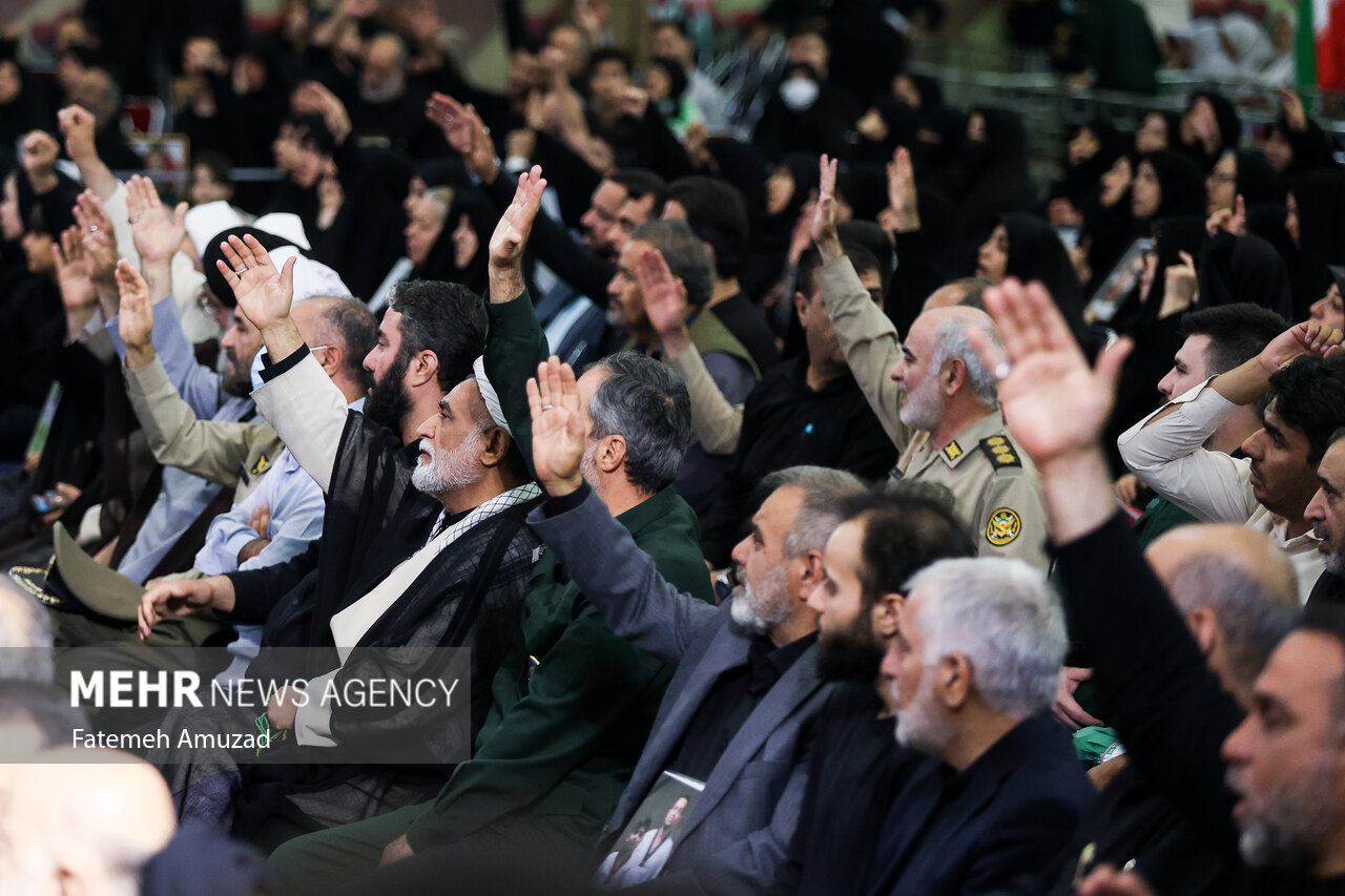 مراسم اربعین شهدای اقتدار ایران