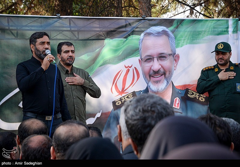 مراسم استقبال از پیکر سردار شهید غیب پرور 