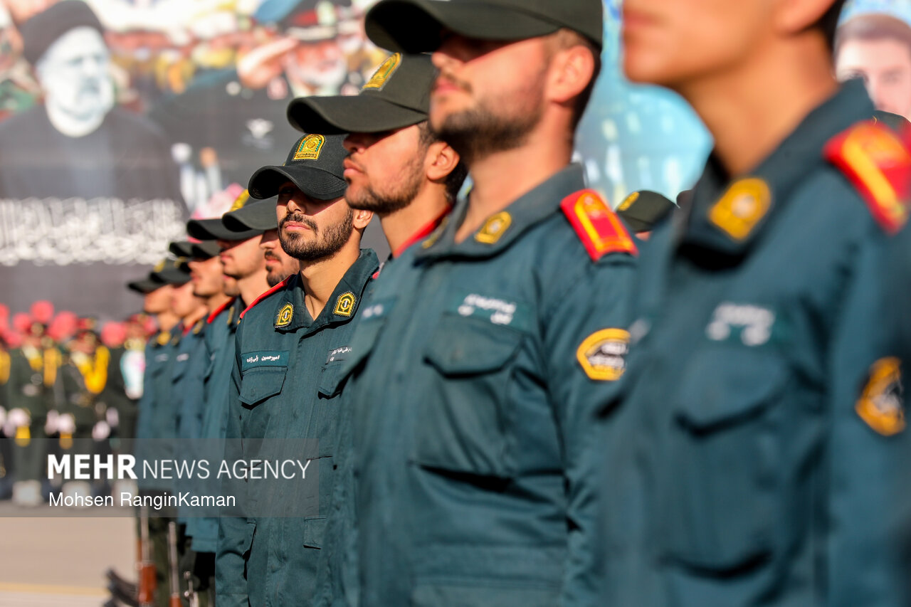 مراسم دانش آموختگی دانشگاه علوم انتظامی