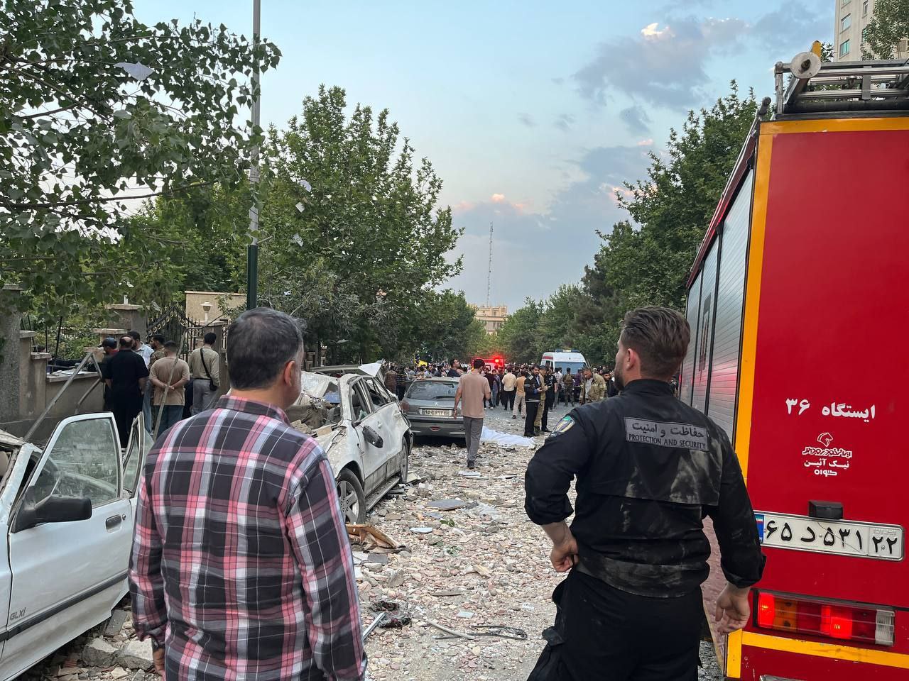 حمله رژبم صهیونیستی به برخی مناطق در تهران